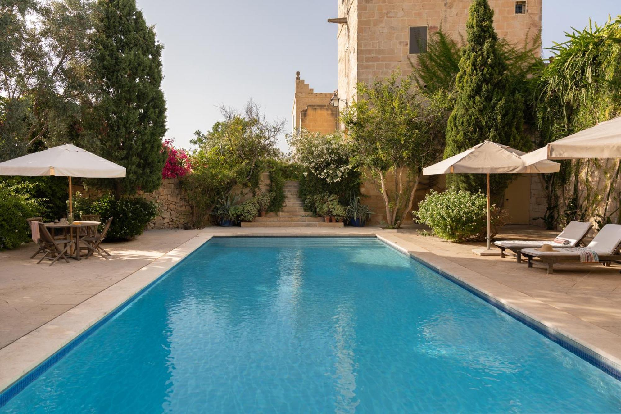 Casa San Rocco - Luxurious Grand 18Th C. Palace With Gardens & Pool Hal Ghaxiak Exterior foto